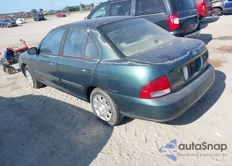 2001 Nissan Sentra Gxe from USA, damaged, VIN 3N1CB51D31L510713